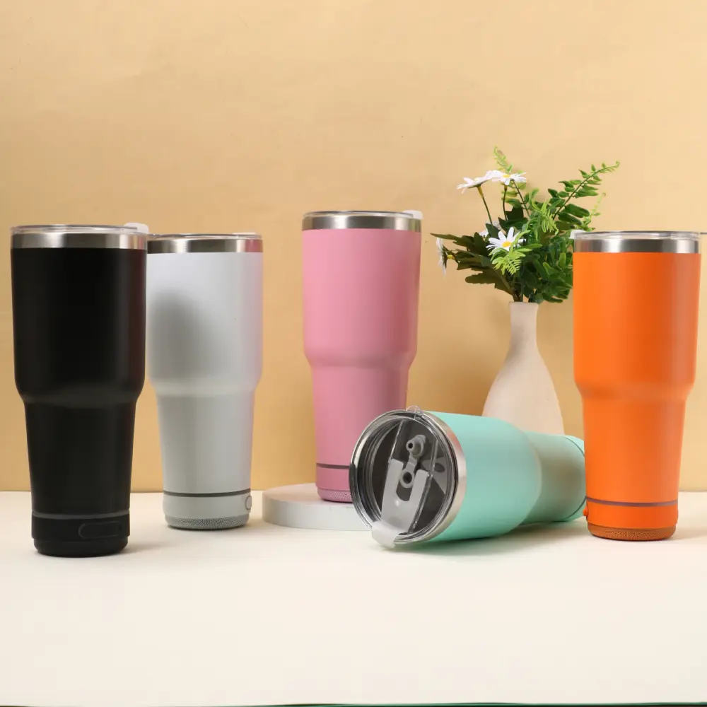 30oz Bluetooth Audio Cup 304 Stainless Steel