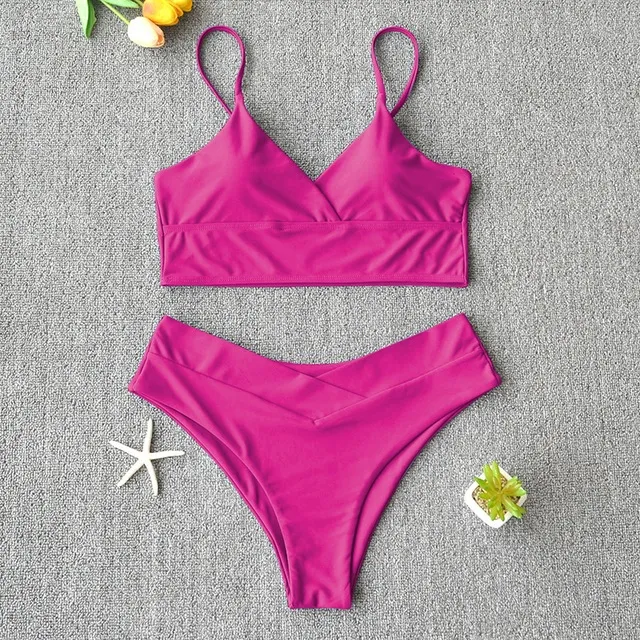 Swim Suit Swimsuit Women Two Piece Swimwear Beach Bikini 27 Rose - Shop at LoveMi