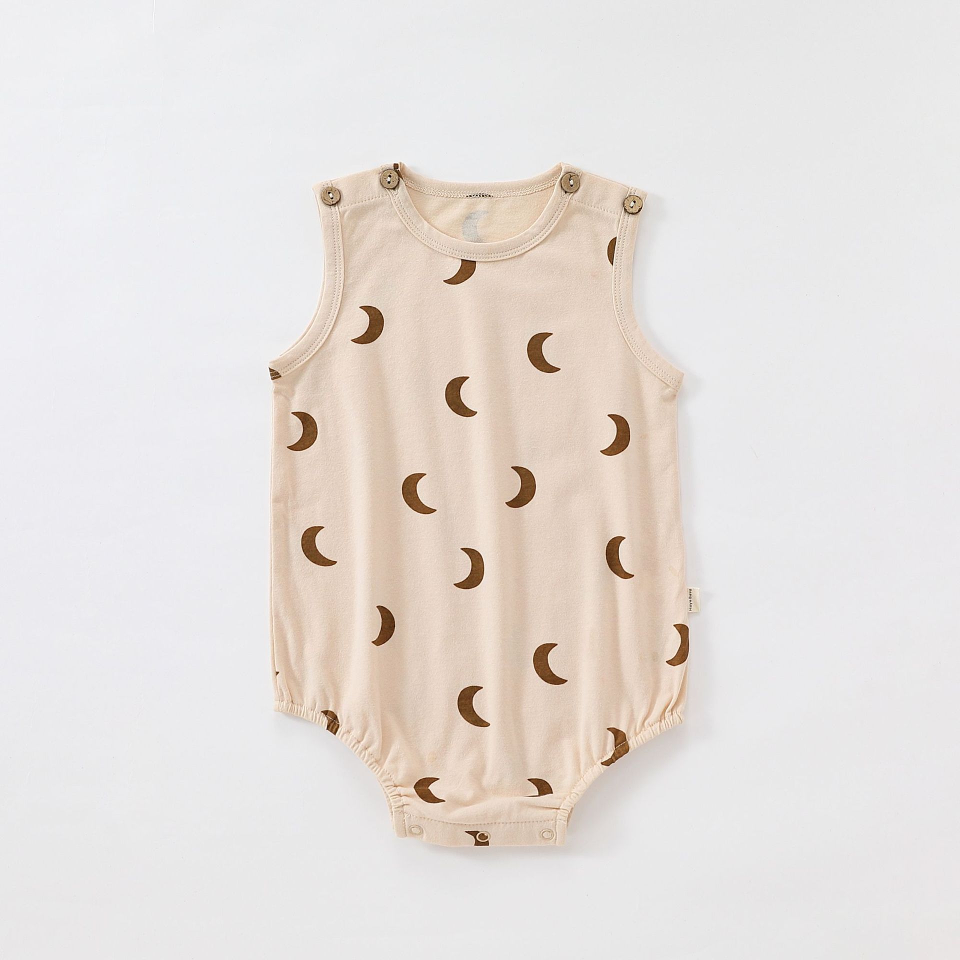 Beige Crescent Vest