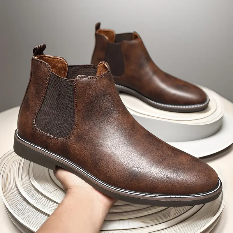 Youth Pointed Ankle Boots Large Size Men's