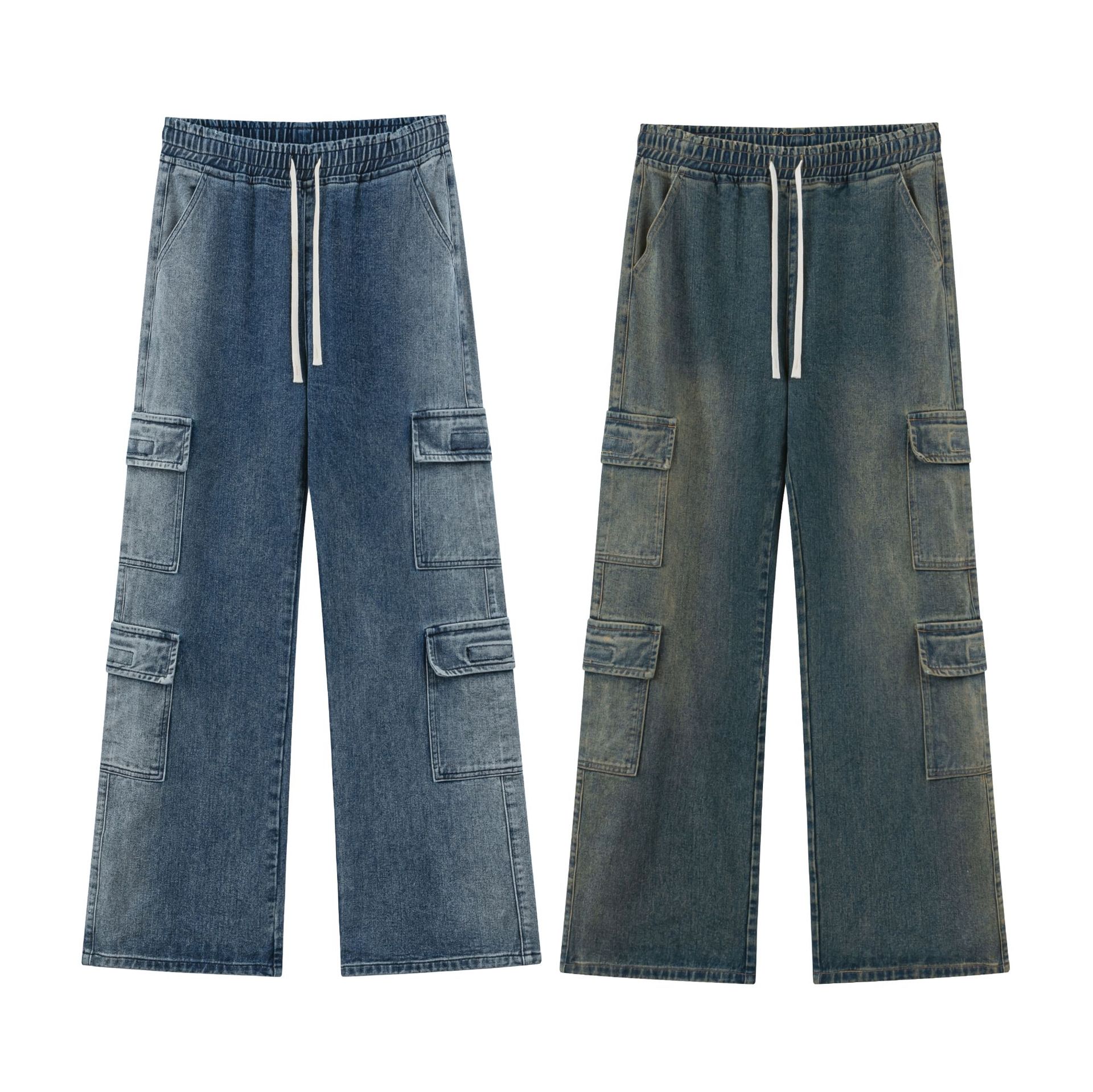 Loose Cargo Wide Leg Jeans - Image 8