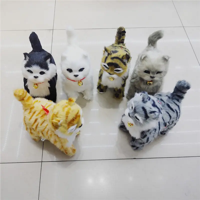 Electric Plush Simulation Motion-Activated Walking Cat
