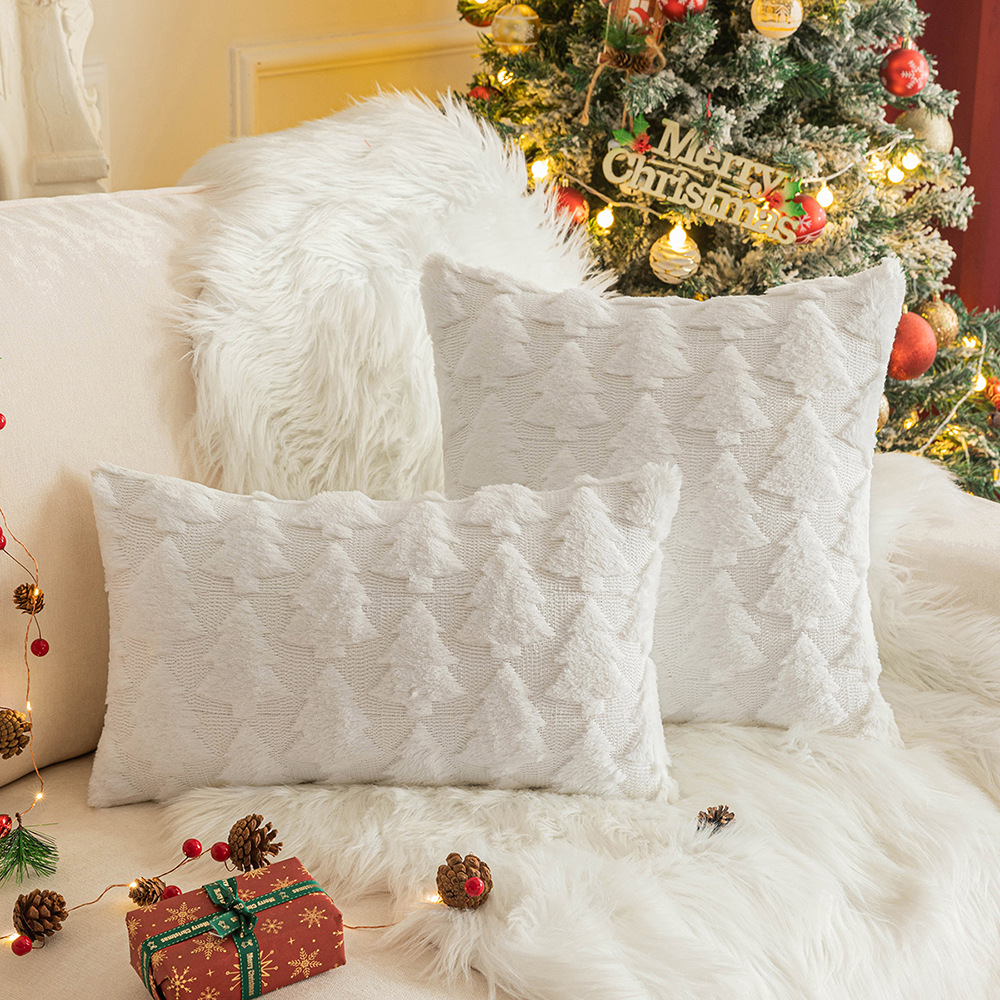 Christmas Party Decorative Back Cushion Cover