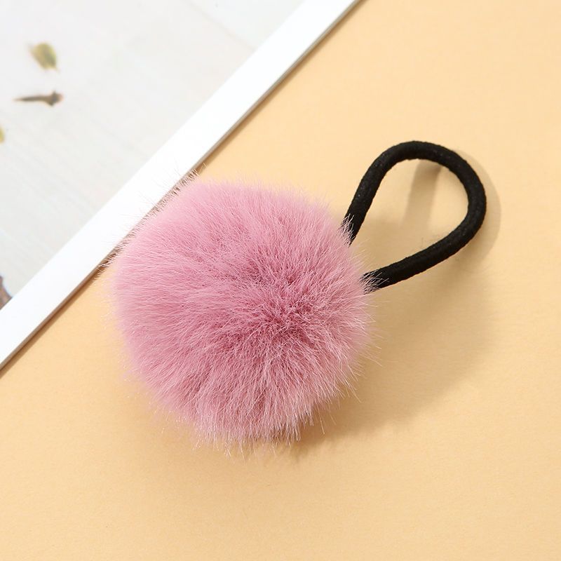 8 Hair Ball Head Rope Pink