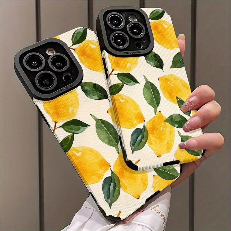 Light Sweet Lemon Suitable for 17Promax Phone Case Pupil Eyes