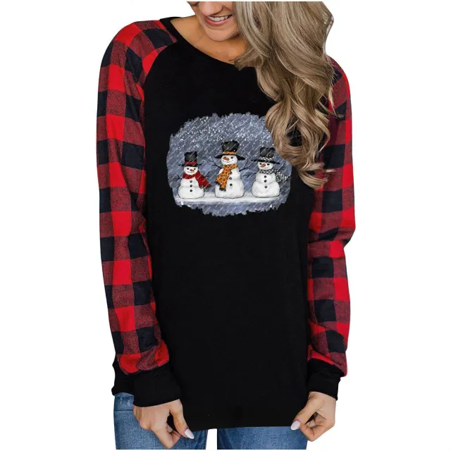 Christmas 3D Printed Fashion Loose Top Pullover Sweater Style 10 - Shop at LoveMi