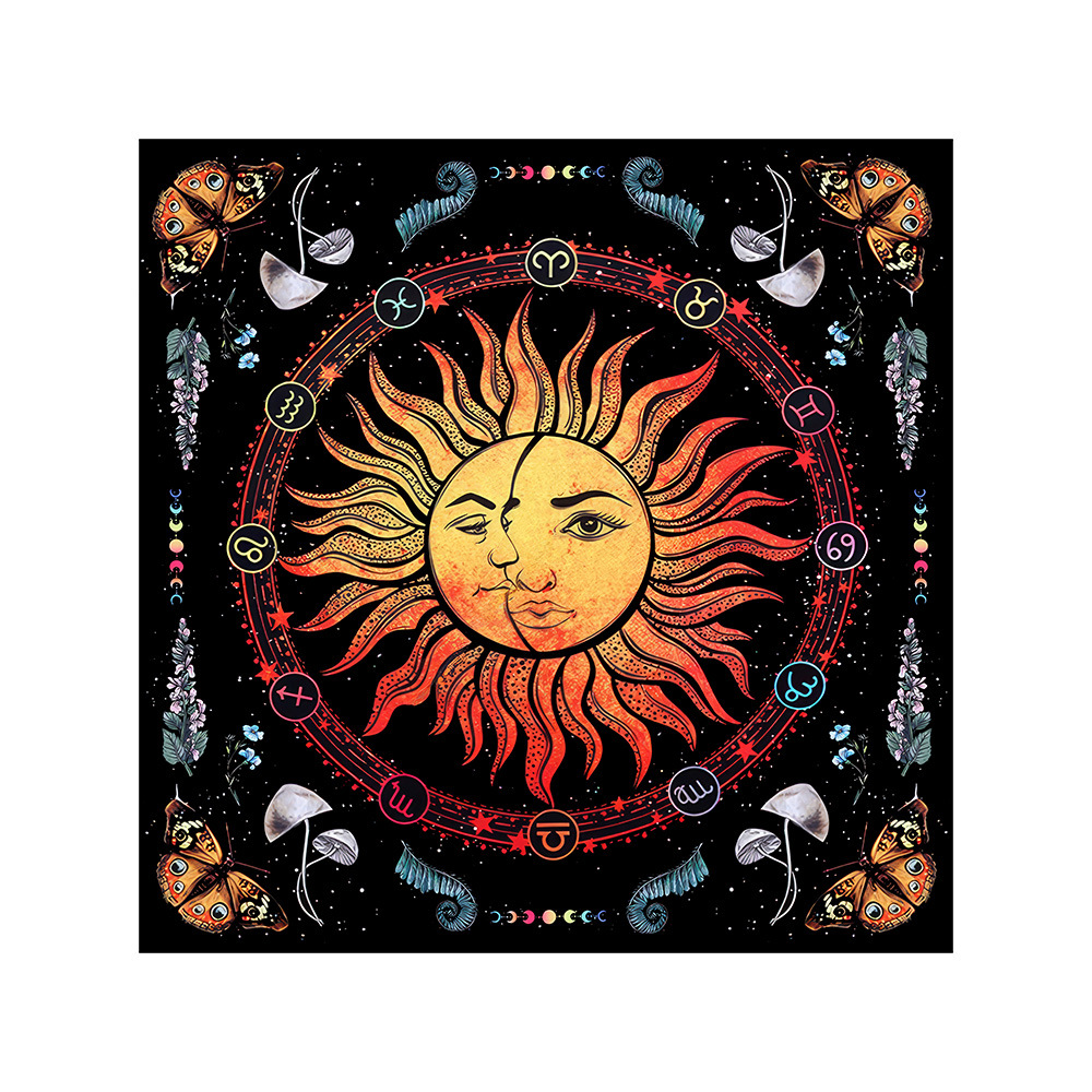 Title 1, Tarot Tarot Tablecloth Cloth Cushion Moon Sun L...