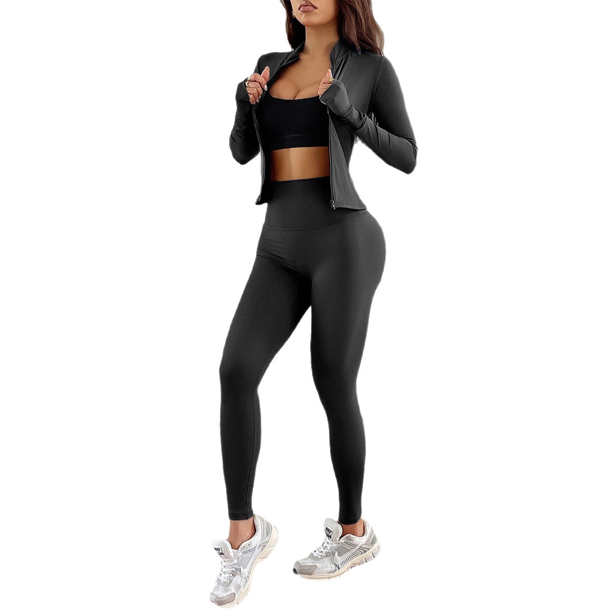 Sporty Fitness Top Yoga Pants Women - Image 3