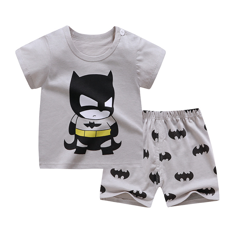 Children's Short-sleeved Suit T-shirt And Shorts Two-piece Set