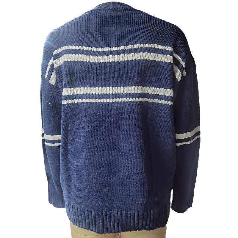 Temperament Commute Casual Round Neck Long Sleeve Sweater