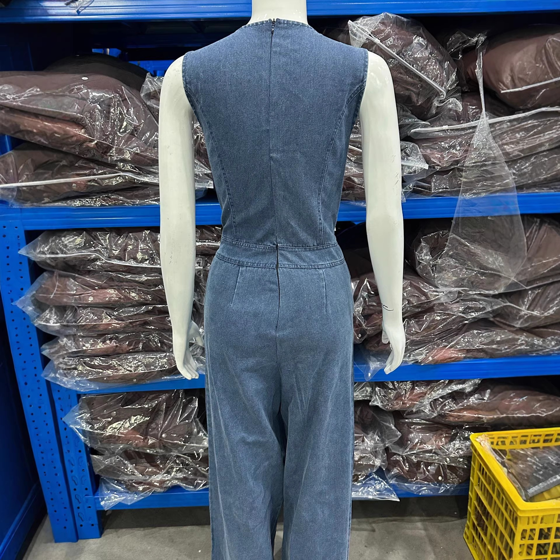 Women's Fashion Trendy Cowprint Sleeveless Jumpsuit 4
