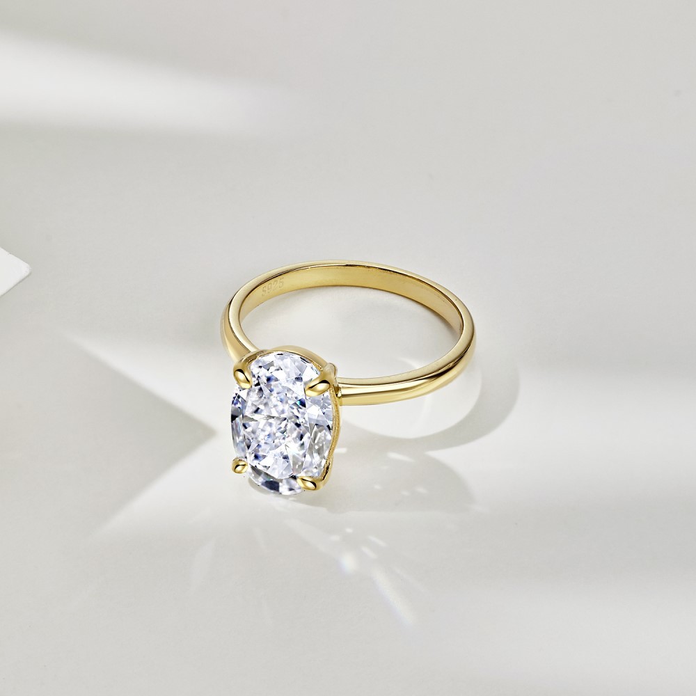 S925 Sterling Silver Zircon Ring For Women