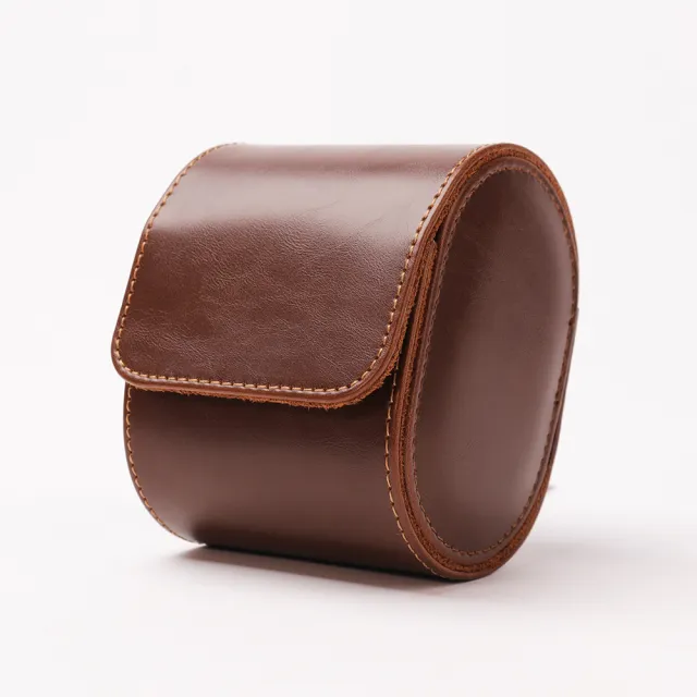 Business Leather Storage Bag Watch Storage Box Brown Dark Brown - Shop at LoveMi