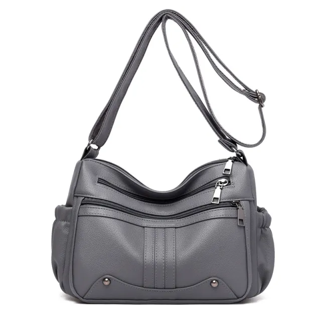 Fashion Shoulder Messenger Large Capacity Women's Bag Gray - Shop at LoveMi
