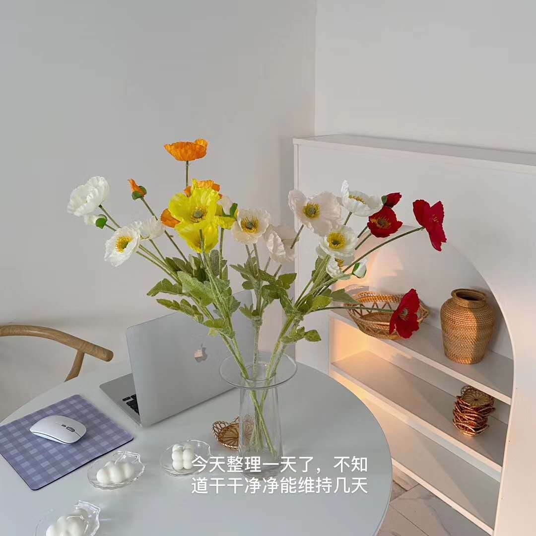 Creative Colorful Silk Fabric Artificial Flowers