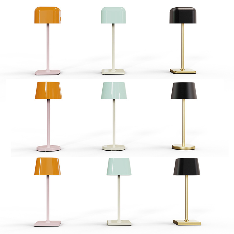 LED Mini Ambient Table Lamp Touch-Activated Rechargeable Desk Lamp 2