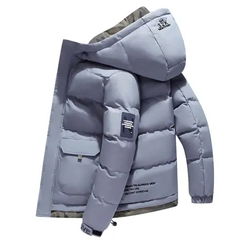 Cotton-padded Coat Men's Autumn and Winter Trends Clothes Thickened
