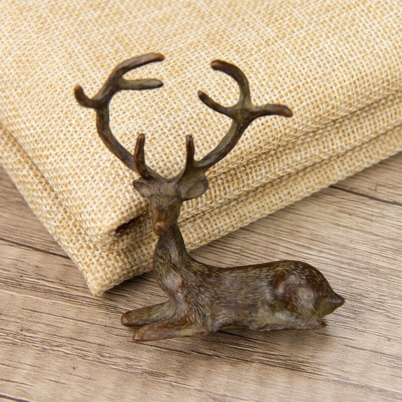 Title 11, Retro Purple Bronze Deer Decoration Alloy Deer ...