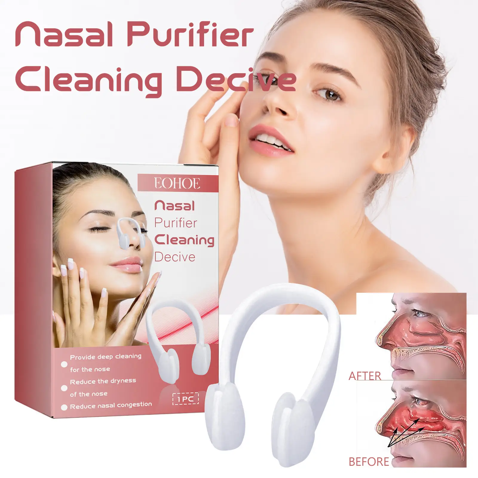 Nasal Hand Massager Cleansing Relief