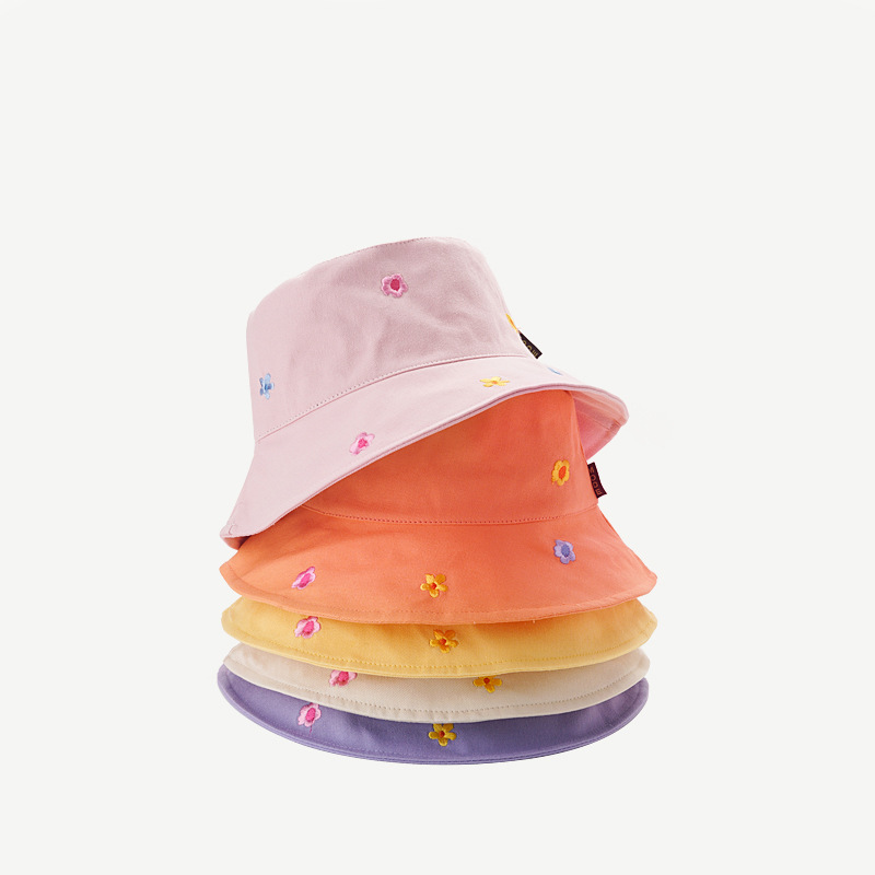 Title 14, Womens Flower Embroidered Sunshade Bucket Hat