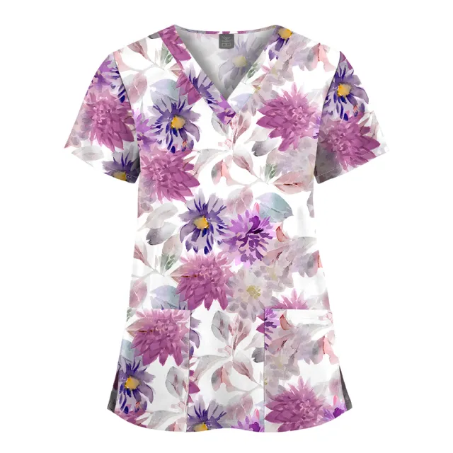 Women's Fashion Quick drying Printed Short sleeved Top 6400134Style Xxl - Shop at LoveMi