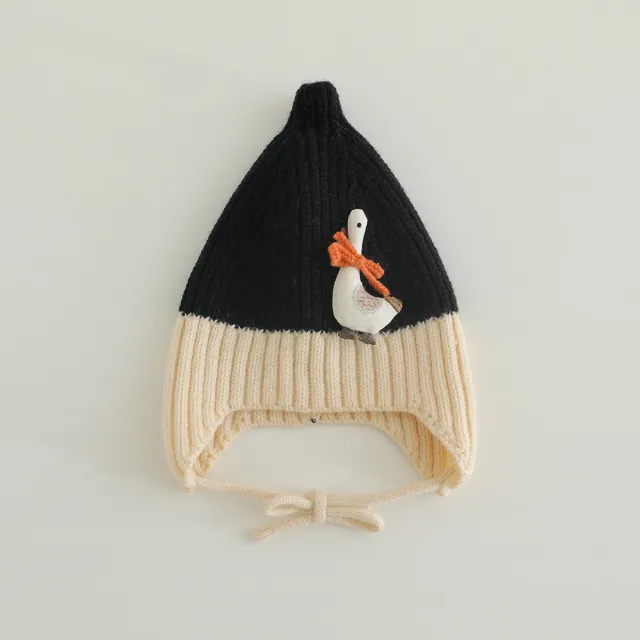 Autumn And Winter Thermal And Windproof Knitted Earlobe Hat Black - Shop at LoveMi