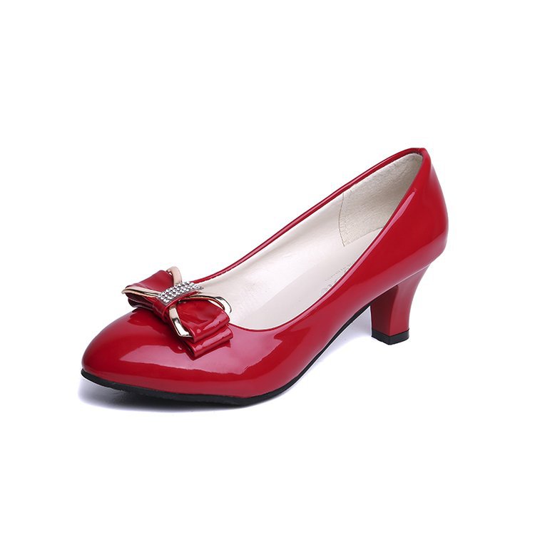 Bow-Knot Slip-On Heels, picture 2 of 6
