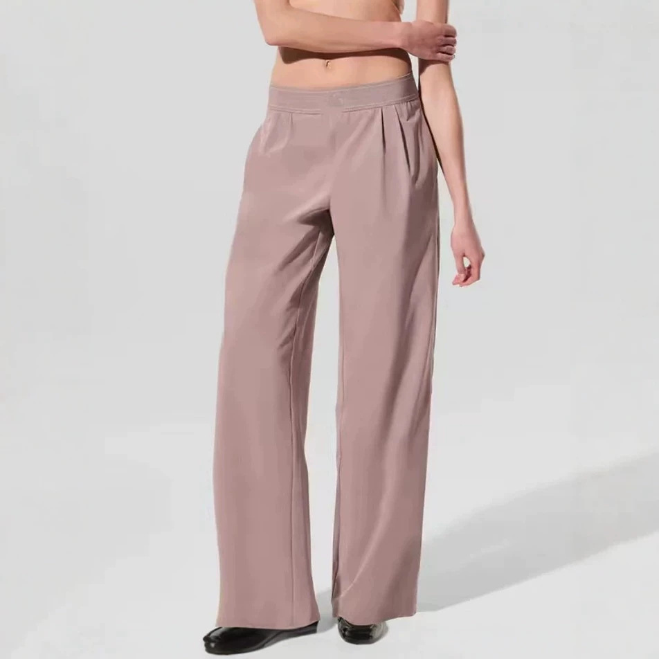 Women's Straight-Leg Yoga Sports Wide-Leg Pants
