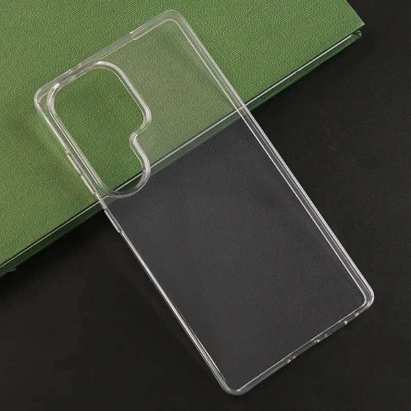 TPU Material Skin-like Finish Transparent Phone Case