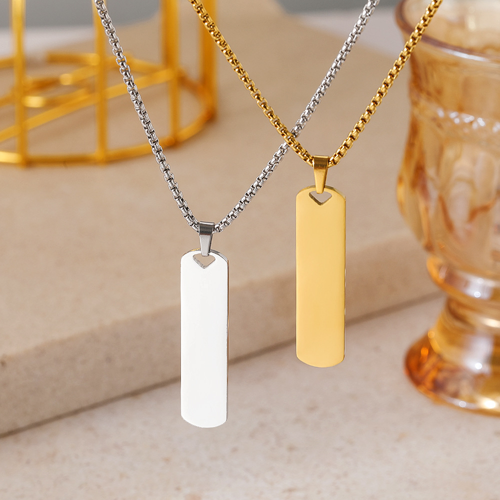 Stainless Steel Necklace Titanium Steel Long Sweater Chain