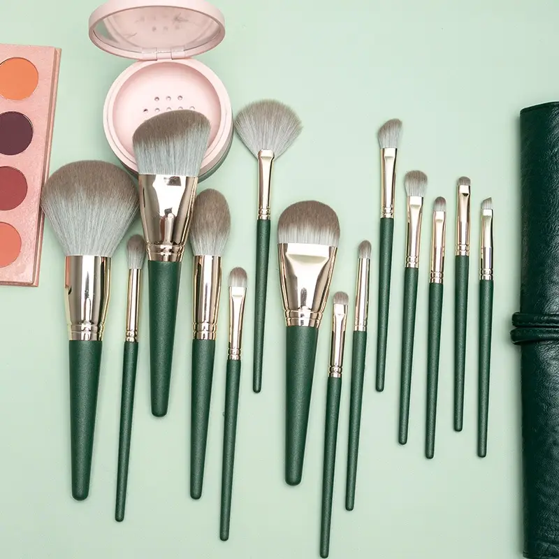 Fiber Hair Gradual Change Eyelash Eye Shadow Brush Makeup Beauty Tool