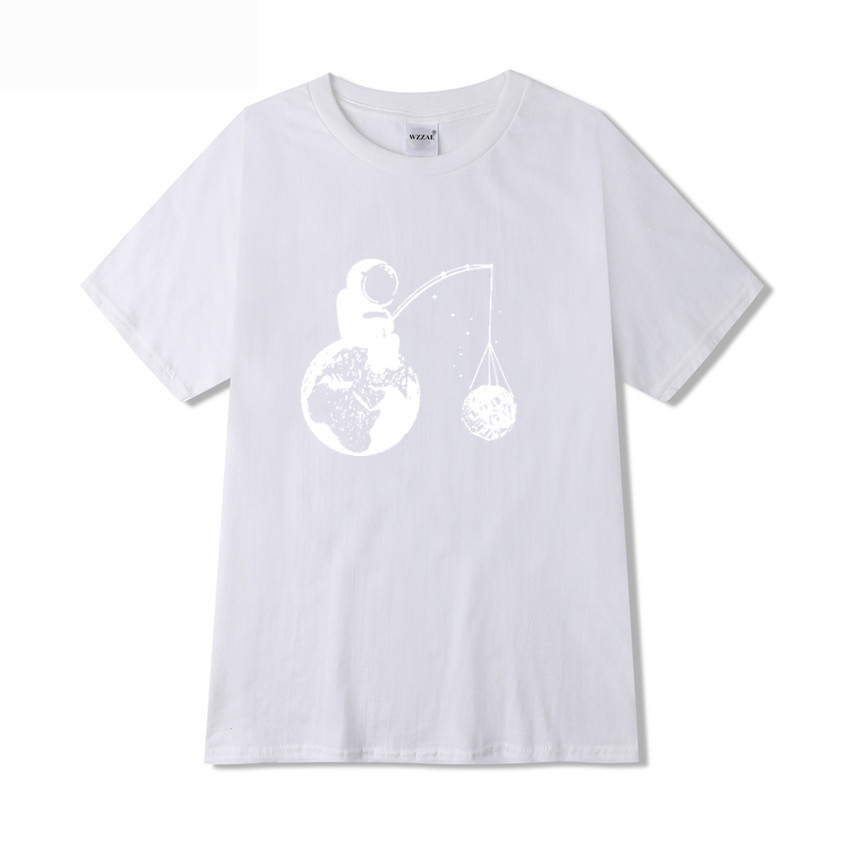 Title 6, Camiseta masculina moderna de astronauta com ma...