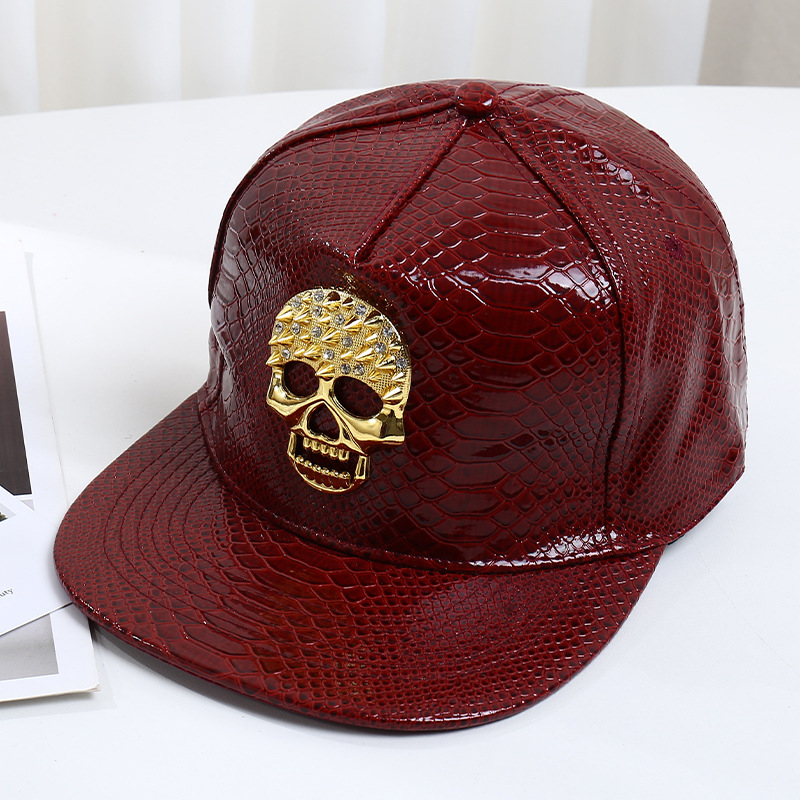 Red Golden Skull