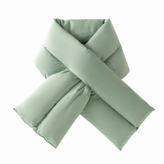 Winter New Down Feather Scarf Women Light Green - Shop at LoveMi