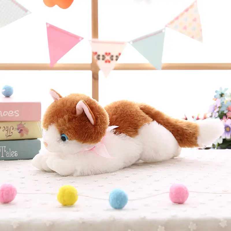 Simulation Cat Shape Plush Toy Doll Ornament