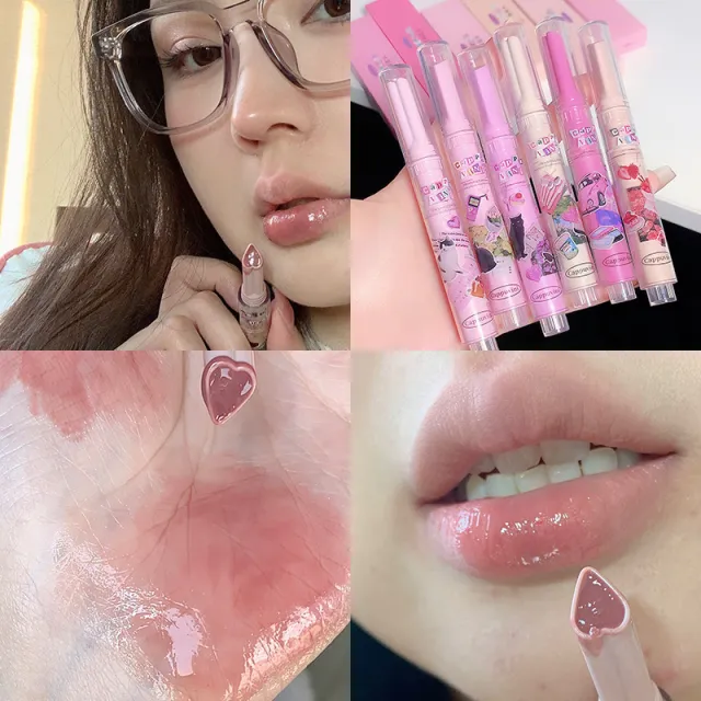 Full Lips Mirror Water Light Fading Lip Lines Moisturizing And Nourishing Lipstick 03 Good Sweet - Shop at LoveMi