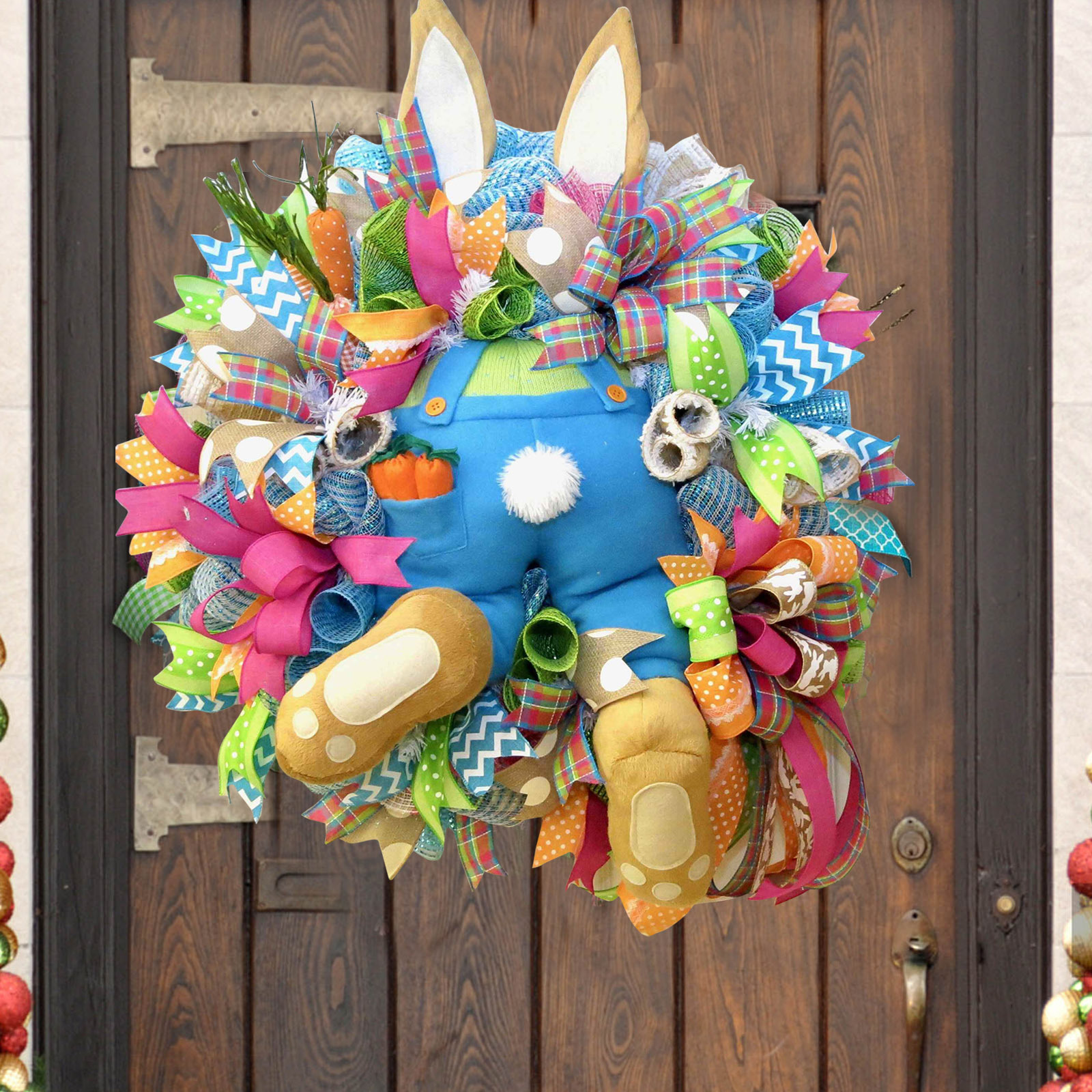 Creative Festive Easter Bunny Decorative Wreath 4