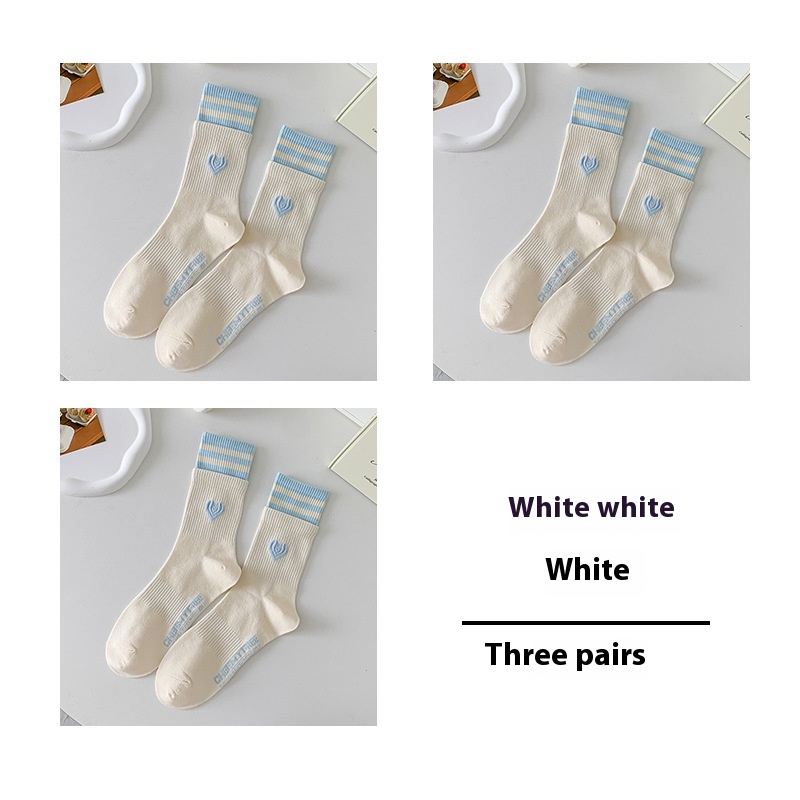 White Pack Of Three Pairs