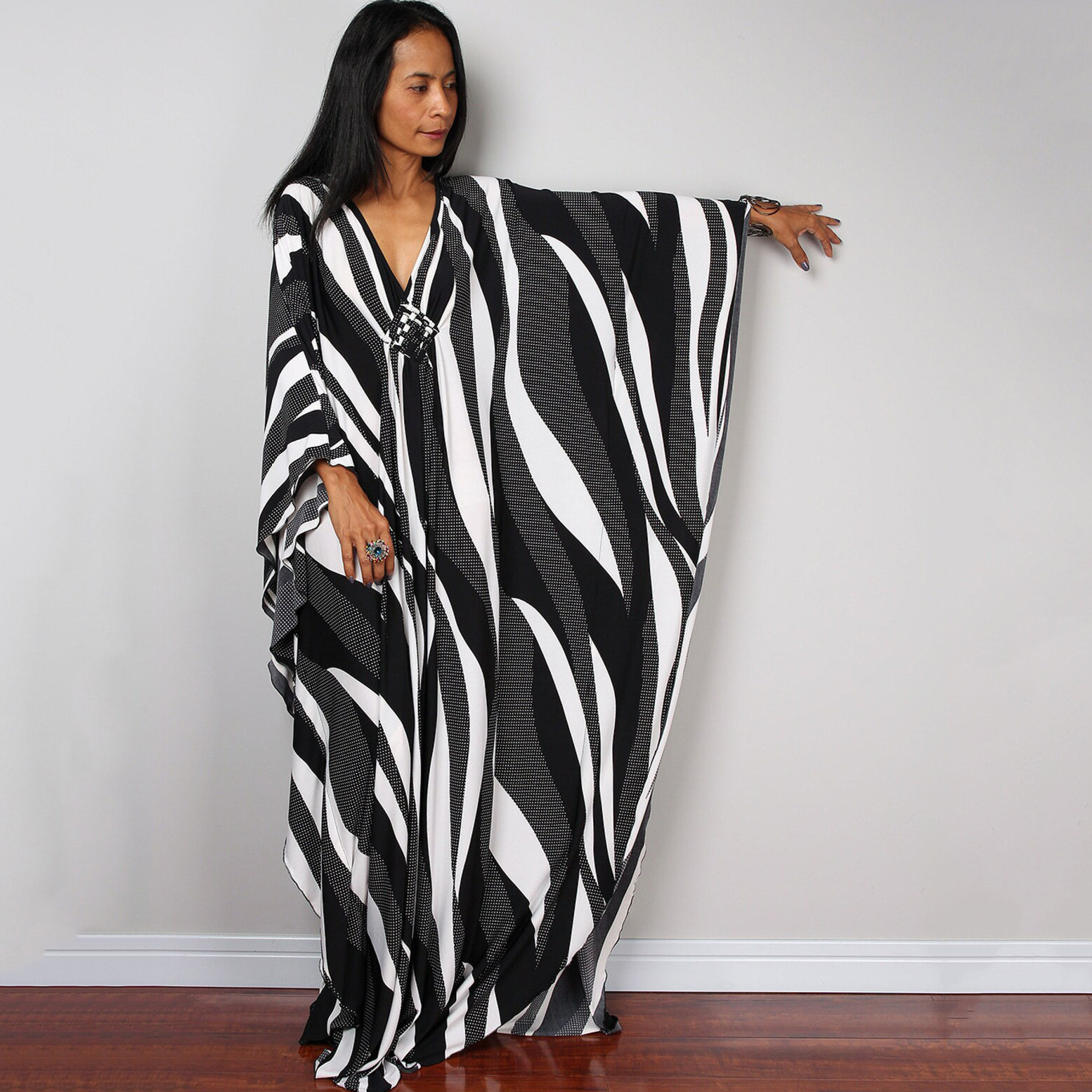 Beach Cover-up Robe Long Dress - Image 17