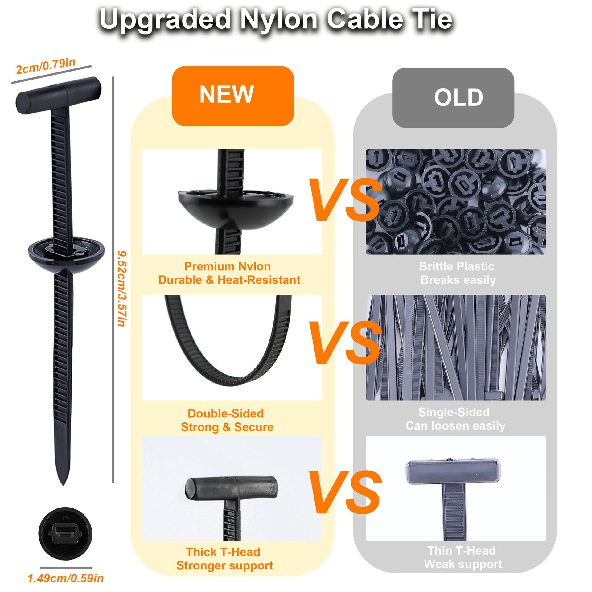Multi Functional Fixed Cable Tie Nylon Tape 4