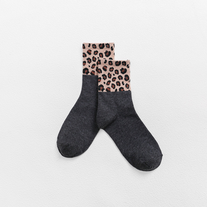 Luokou Leopard Print Dark Grey