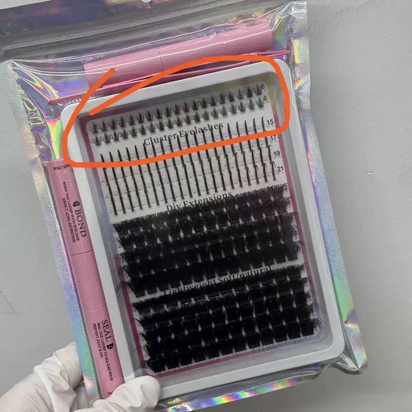 Fairy-style Segmented Fluffy And Densely Packed False Eyelashes