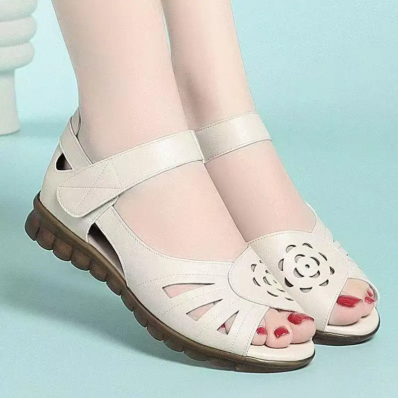Soft-soled Velcro-fastened Casual Sandals