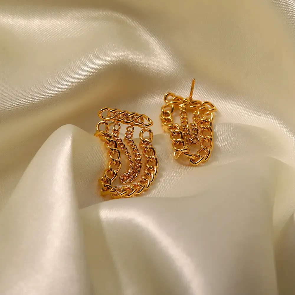 Women's Titanium Steel Trendy All-match Earrings