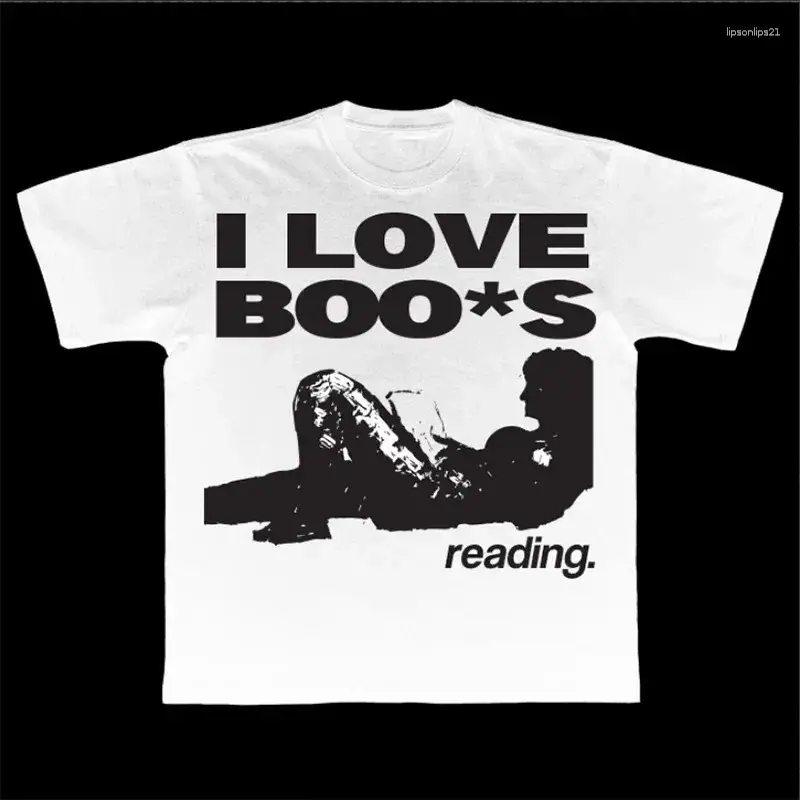 Short-sleeve T-shirt With A Punk Harajuku-style Graphic Print