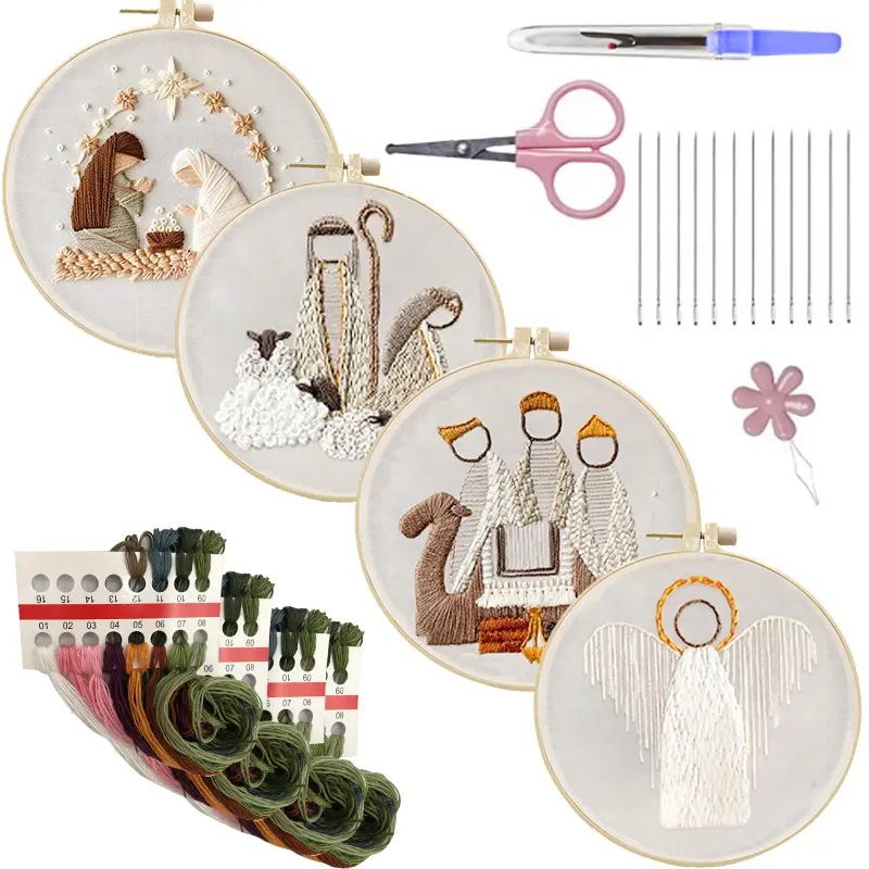 Embroidery Diy Religious Retro Material Suit