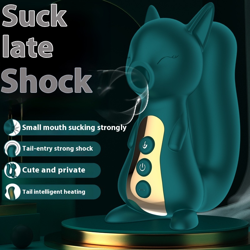 Cute Female Fox Cute Pet Sucking Massager
