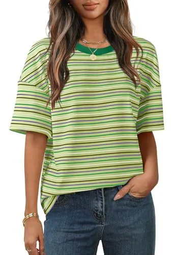 Fashion Casual All matching Comfortable Short Sleeve Round Neck T shirt Wa40Rq250419Y158 - Shop at LoveMi