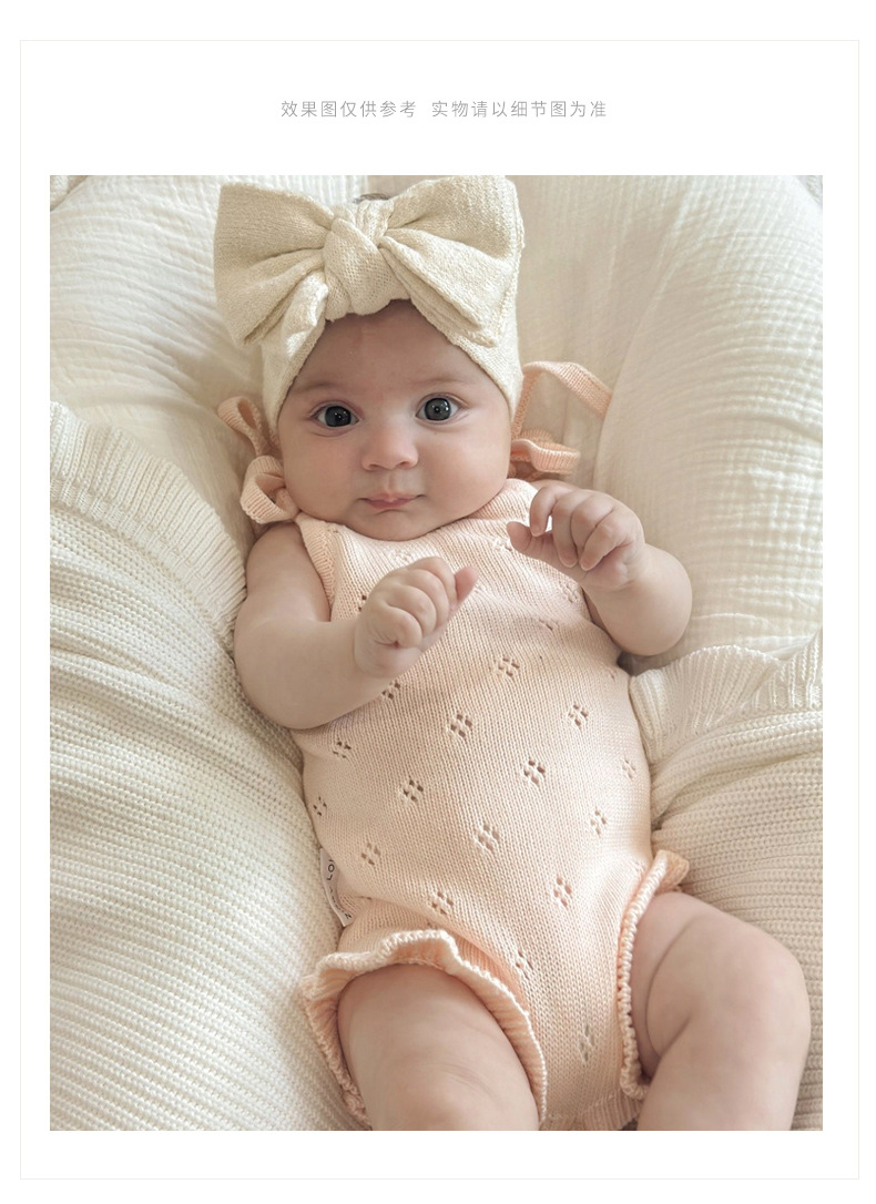 Baby Knitted Vest Wool Jumpsuit Spring And Autumn