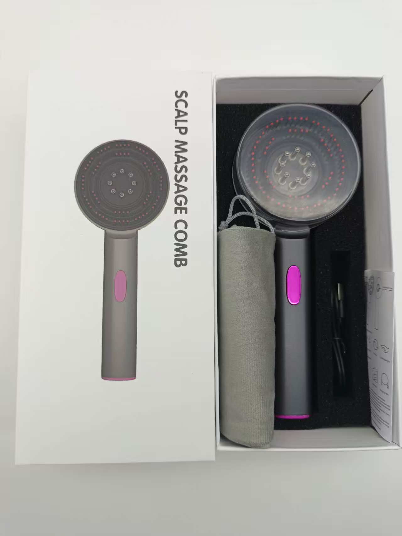 Electric Household Scalp Liquid Guide Red Light Anti-hair Care Hair Care Comb